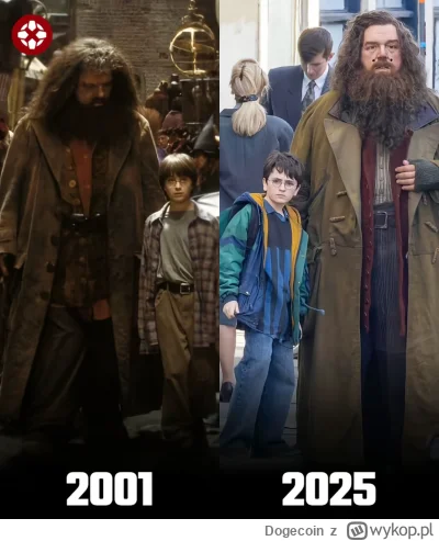 Dogecoin - Widzieliście te czarne kropki na twarzy Hagrida w tej nowej wersji z 2025?...