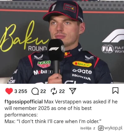 iselilja - #f1 również mistrz ciętej riposty