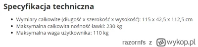 razornfs - @kajzer95: powinieneś mieć oddzielnie podaną maksymalną wagę razem z cięża...