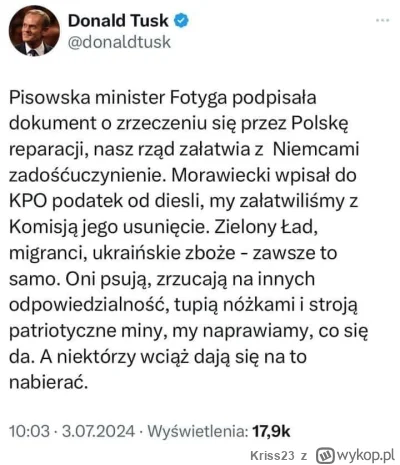 Kriss23 - @kielbasozer: no to co tu jest nieprawdą? ale rzeczowo, bez emocji.