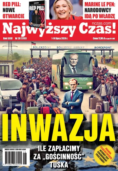 lubiepickakao - Doskonała okładka Najwyższego Czasu.

Lewaccy hejterzy powiedzą, że z...