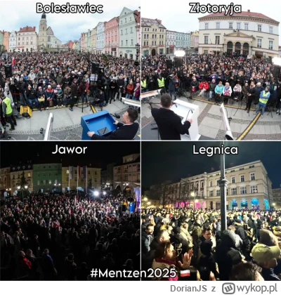 DorianJS - @bo-banley: Korwin mial takie tlumy tylko w duzych miastach, Mentzen robi ...