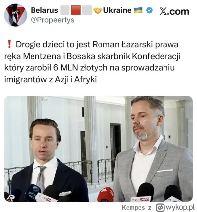 Kempes - #polityka #konfederacja #bekazkonfederacji #bekazprawakow #heheszki #imigran...