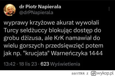 aarrttkk - Może i wyprawy krzyżowe miały charakter obronny, ale KK też ma na swoim ko...