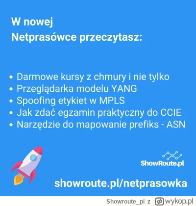 Showroute_pl - W poniedziałek przeczytasz nową Netprasówkę, 30. w tym roku, jeśli jes...