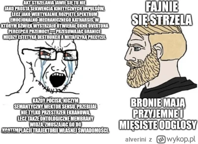 alverini - Virgin Sojak co się sili na mądre słowa żeby kiszak obejrzał jego grafoman...