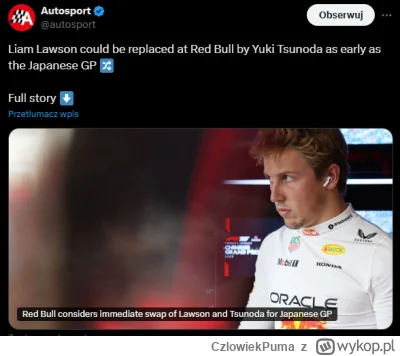 CzlowiekPuma - #f1 XDDD