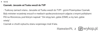 HamsterPL - #tvp #pis #tvpis #sejm

Czarnek to wtedy stał co najwyżej w kolejce po ka...