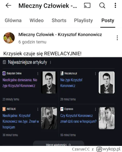 CzarusCC - #kononowicz #patostreamy