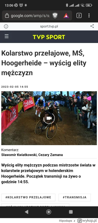 Hipodups - Tak tylko zostawię. jutro elita m.  transmisja w tvp sport. 
 
#przelaj  #...