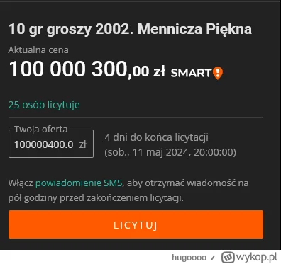 hugoooo - @Brygadzistaziomek: chlop za 10 groszówkę więcej weźmie