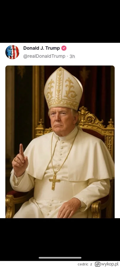 cedric - #papiez trump niewiele sie pomylil :) tzn wiedzial