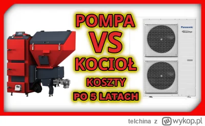 telchina - Pompa ciepła vs kocioł węglowy. Porównanie kosztów po 5 latach. opłacalnoś...