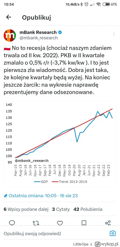 LittleOpa - PiS idzie do wyborów z recesją na koncie ( ͡º ͜ʖ͡º)

Teraz chyba trzeba b...