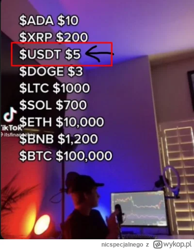nicspecjalnego - Ile przewidujecie za usdt w tej hossie 
#kryptowaluty #frajerzyzmlm