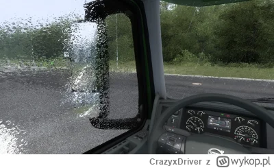 CrazyxDriver - #ets2 #ats #gry #deszcz