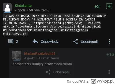 OmgLolWtf - Moderator usunął komentarz mireczka, a wpis spamera zostawił ( ͡º ͜ʖ͡º)