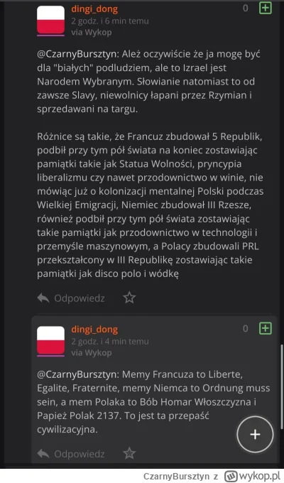 CzarnyBursztyn - Urojenia polskich zydow i przypomnienie z kim tu siedzimy xD

#hehes...