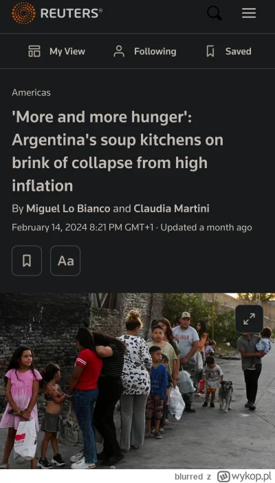 blurred - @Riolet: z innych ostatnich osiągnięć prawicy to np. głód w Argentynie http...
