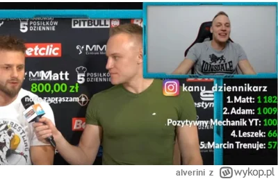 alverini - Kaniowski gada o walkach i ludzie mu dają donejty po 800, 1000zł. Wiem, że...