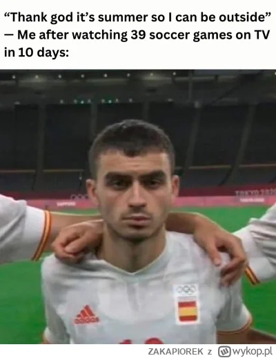 ZAKAPIOREK - od 14 czerwca jestem nieosiągalny 

#mecz