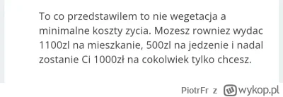 PiotrFr - @niochland: to mój ulubiony, przekonuje że jak zostaje 1000€ to mniej niż 1...