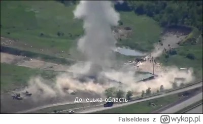 FalseIdeas - Coś ładnie zdetonowało w miejscu stacjonowania kacapów. Telegramy piszą,...