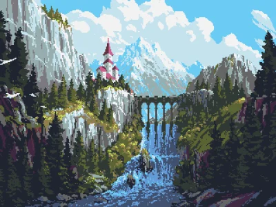 GrimesZbrodniarz - Autor - Philipp Urlich 

#pixelart #sztuka #art #digitalpainting