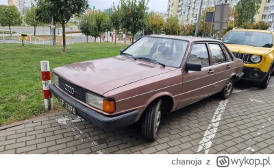 chanoja - #czarneblachy Audi 80 diesel C, 54KM,  40 lat.