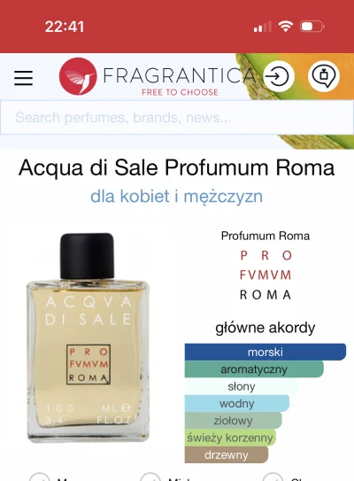 grzybiorze - Kupię odlewke Acqua di Sale Profumum Roma

#perfumy