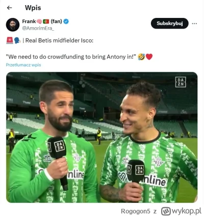 Rogogon5 - #united 30 milionów euro plus 40 procent od nastepnej sprzedaży byłoby chy...