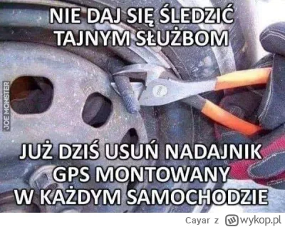 Cayar - Nie dajmy się śledzić.