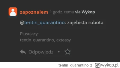 tentin_quarantino - >który usuwa bezsensowne informacje o plusujacyh poniżej postu

@...