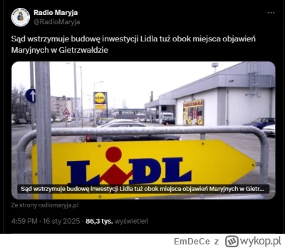 EmDeCe - #krajzdykty #polska #religia #wolnyrynek #urojeniaprawakoidalne #psychiatryk...