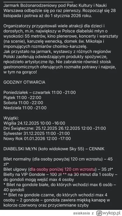 asiakasia - Ulga za bycie #przegryw przysługuje poniżej 120 cm wzrostu #gownowpis