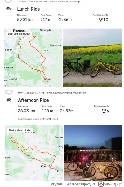 krytyk__wartosciujacy - 104 568 + 38 + 59 = 104 665

Podsumowanie majowego weekendu z...