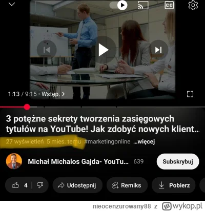 nieocenzurowany88 - #heheszki #polskiyoutube