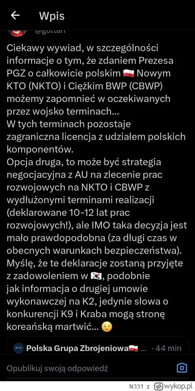 N331 - Niestety. Wojsko nie pierwszy raz, gdy z d--y w grudniu po południu ogłoszą, ż...