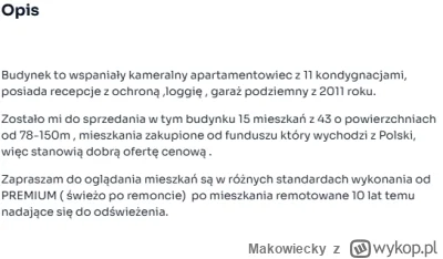 Makowiecky - Czy ja dobrze widzę, że jakiś fundusz z #katowice kupił sobie 43 mieszka...