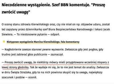 SynMichaua - >a czy ktokolwiek z obecnych powiedział że czuł od niego alkohol? Chocia...