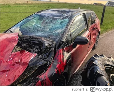 ruphert - Adam zaciera ślady, właśnie rozbił auto którym szalał po Poznaniu https://y...