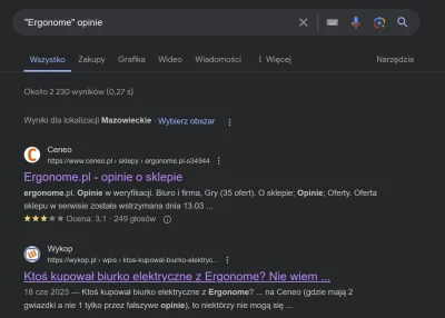 Heterosovieticus - Warto przed zakupami wklepać w guglu "nazwa firmy + opinie".
