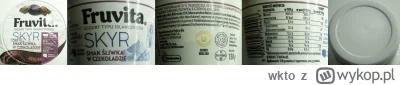 wkto - #listaproduktow
#skyr 0% #skyrsmak śliwka w czekoladzie 20% Fruvita. #biedronk...