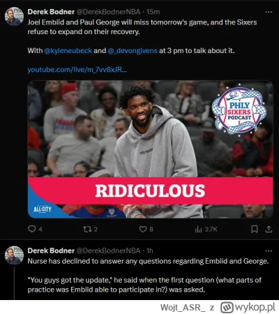 WojtASR - ciekawie sie robi + to brzmi jakby Pielęgniarzowi psycha siadała, bo normal...