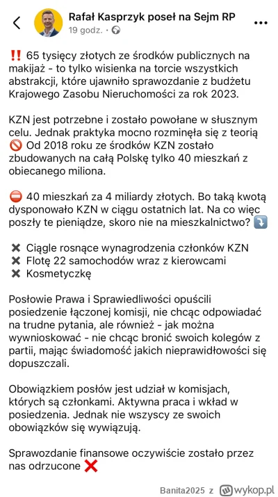 Banita2025 - #bekazpisu #polityka #polska #mieszkanie #sejm