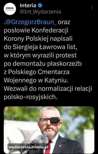 Metris - Jednak Braun jest za Polską, a nie za Rosją. Bardzo mocno nie spodobała mu s...