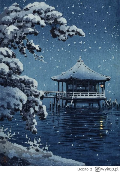 Bobito - #obrazy #sztuka #malarstwo #art

Śnieg na Ukimido, Katada , Tsuchiya Koitsu,...