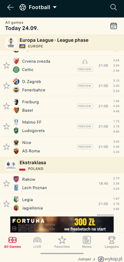 Jumper - #mecz #pilkanozna #ekstraklasa
A co to za event dziś?
I want to believe (...