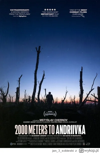 jan3sobieski - 2000 metrów do Andrijiwki to film pokazujący życie żołnierza z pierwsz...