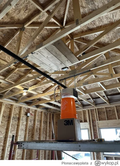 Plonacawyplata - @Plonacawyplata improwizacja przy montażu openera do drzwi garażowyc...